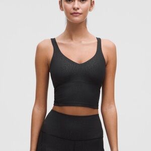 Women’s Lululemon Ripple Emboss Black Align Tank 4